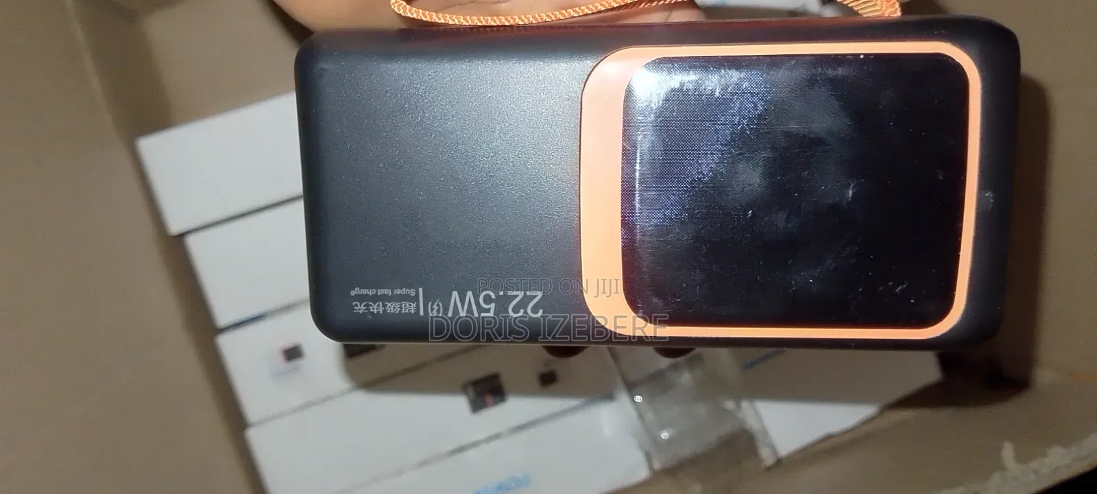 Heavy Duty 50000mAh Power Bank With Type-C iPhone Cables + LED Light