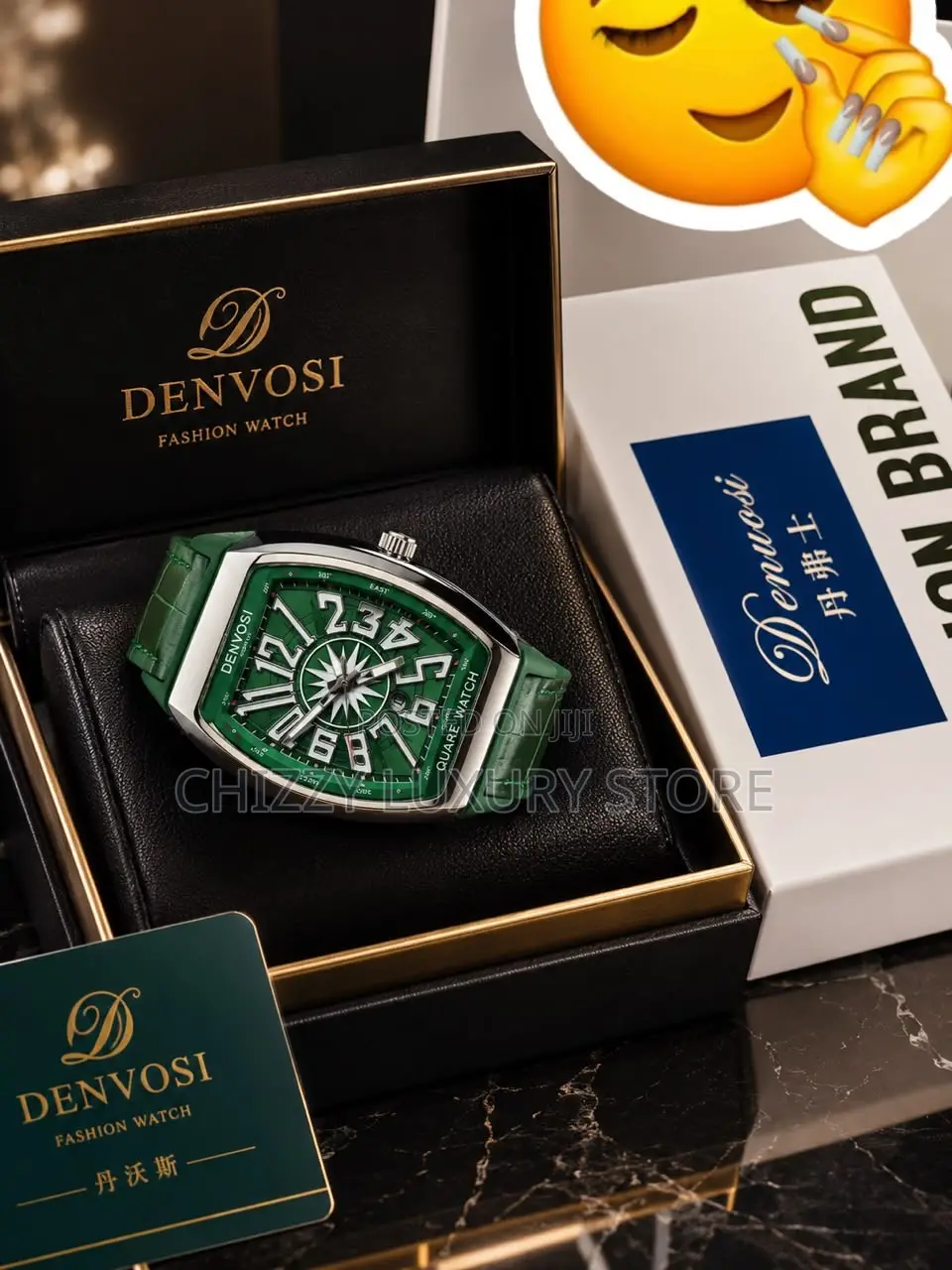 Denvosi Quality Men Genuine Leather Wristwatch
