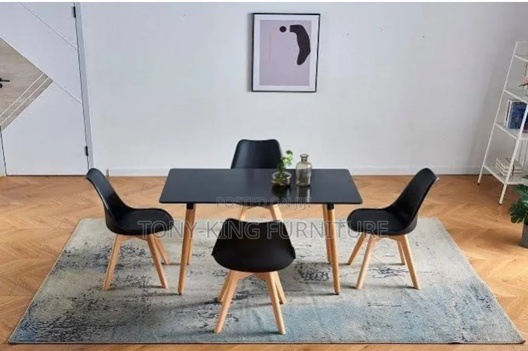 Imported Wooden Dining Table Set With 4-Chair