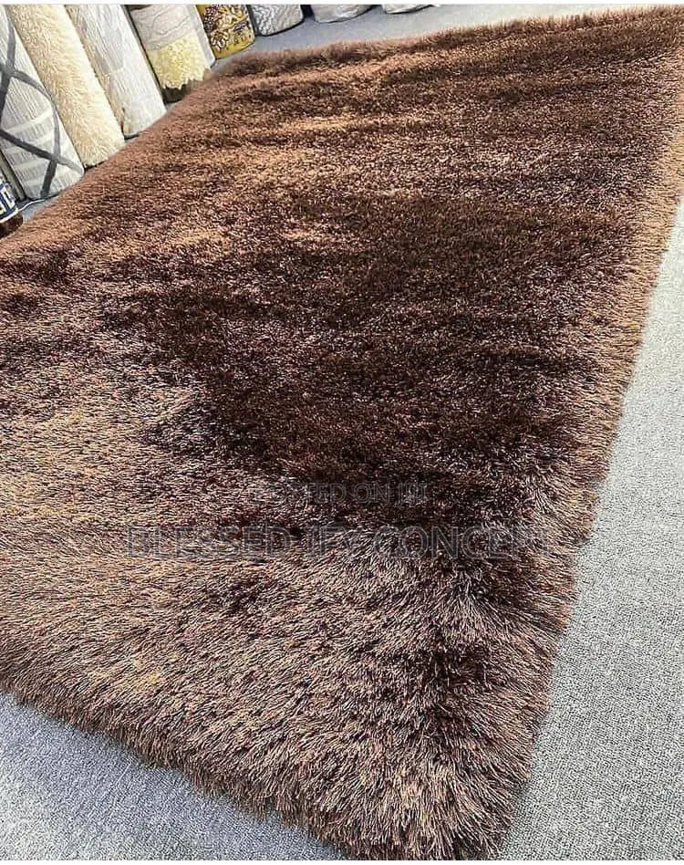 4 by 6 Turkey Generic Shaggy Vip Center Rug, Available in Different Sz