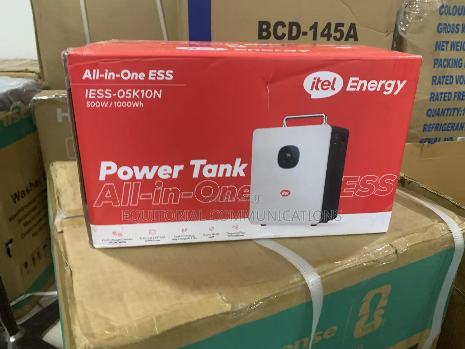 Itel IESS-05K10N Power Tank Battery Backup Test