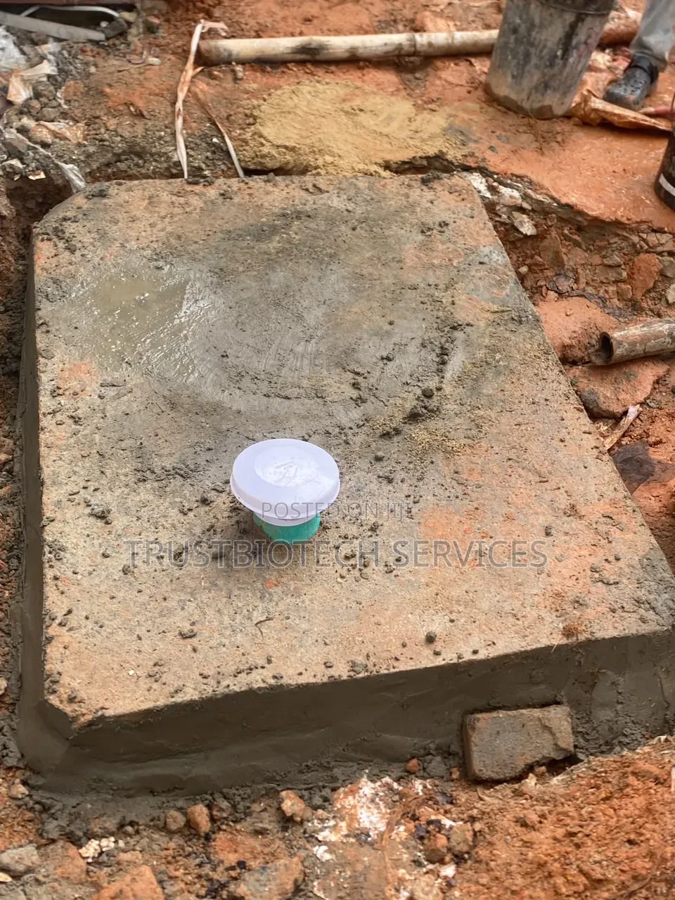 Digester Toilet Soakaway That Never Gets Filled Up.