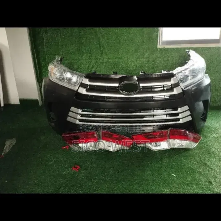 Front Bumper and Grill for Toyota Highlander 2018 Model