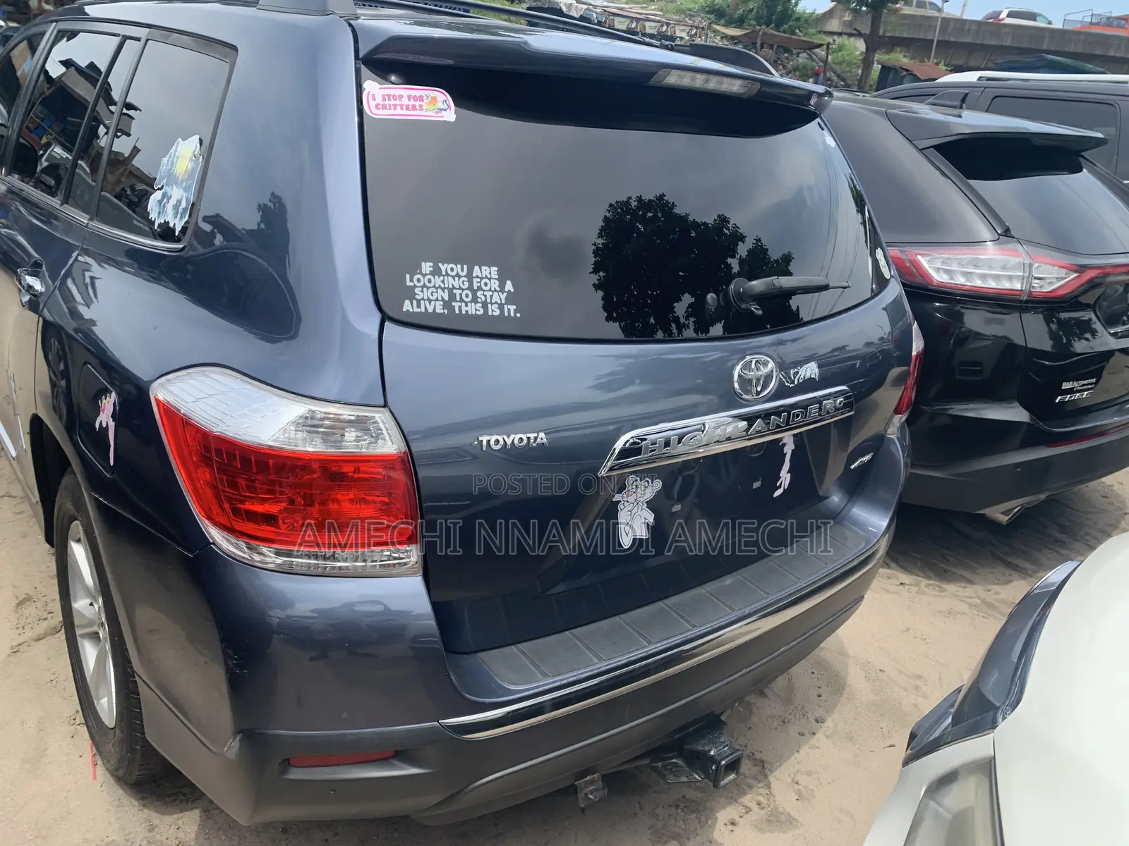 Toyota Highlander Limited 3.5l 4WD 2013 Blue