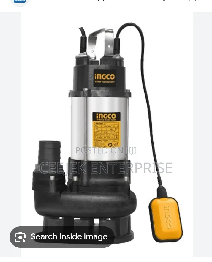 1ph Ingco Spds7501 Sumbmersible Sewage Pump