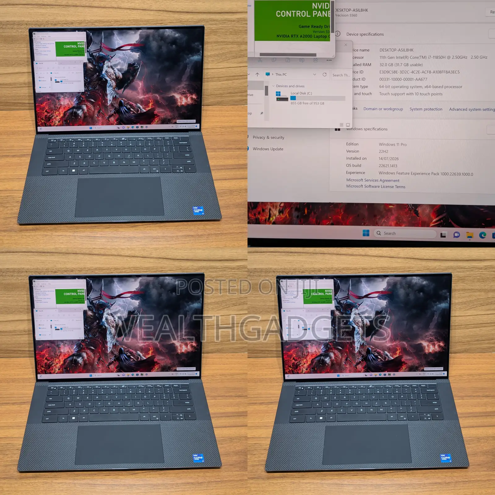 Laptop Dell Precision 5560 32GB Intel Core i7 SSD 1T
