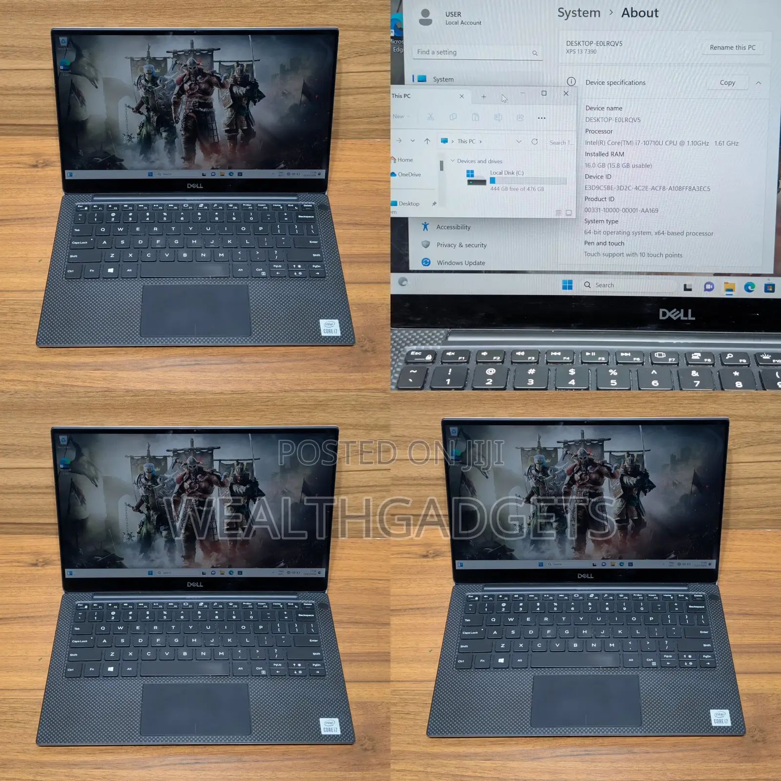 Laptop Dell XPS 13 7390 16GB Intel Core i7 SSD 512GB