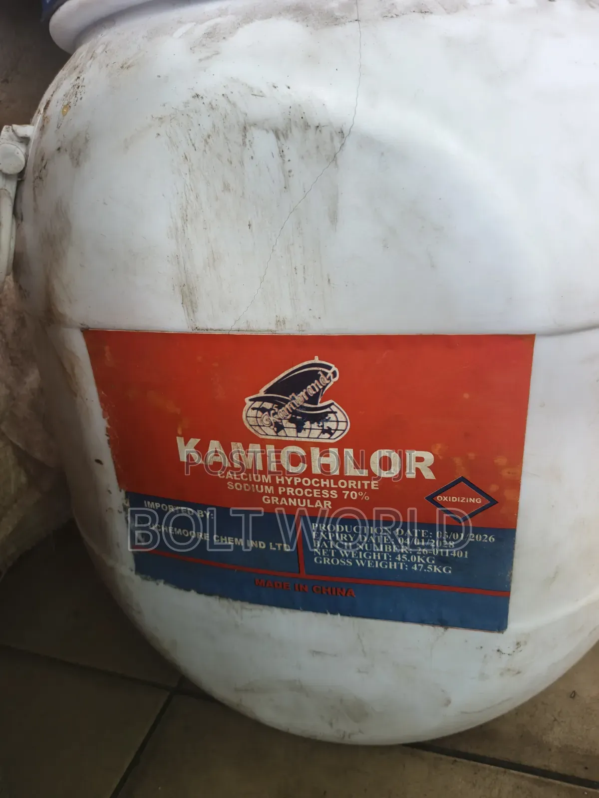 Granular Dry Chlorine 45kg