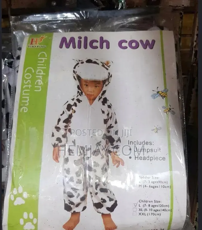 Cute Milch Cow Constume for Kids