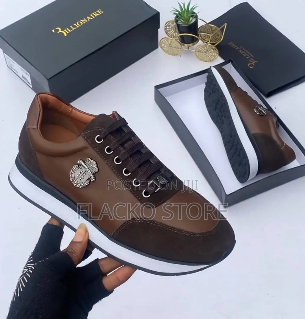 Original Billionaire Luxury Leather Sneakers