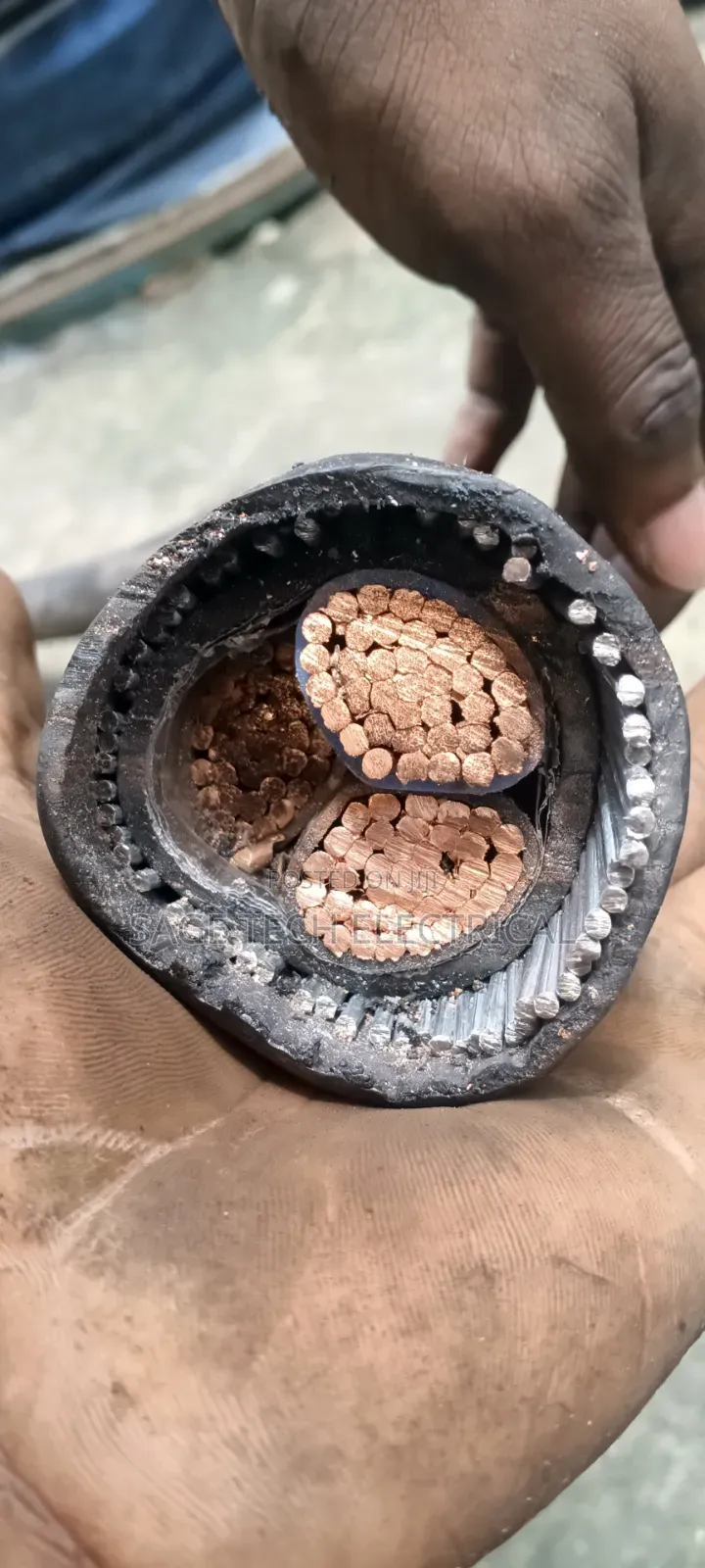 300mm Single Core PVC/SWA/XLPE/PVC Nigerchin Armoured Cable
