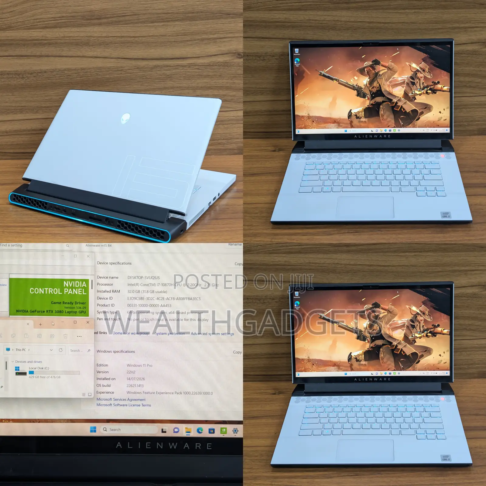 Laptop Alienware M15 R4 32GB Intel Core i7 SSD 1T