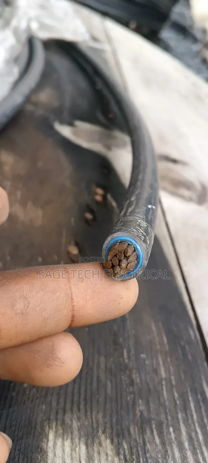70mm Single Nigerchin PVC PVC Armoured Cable
