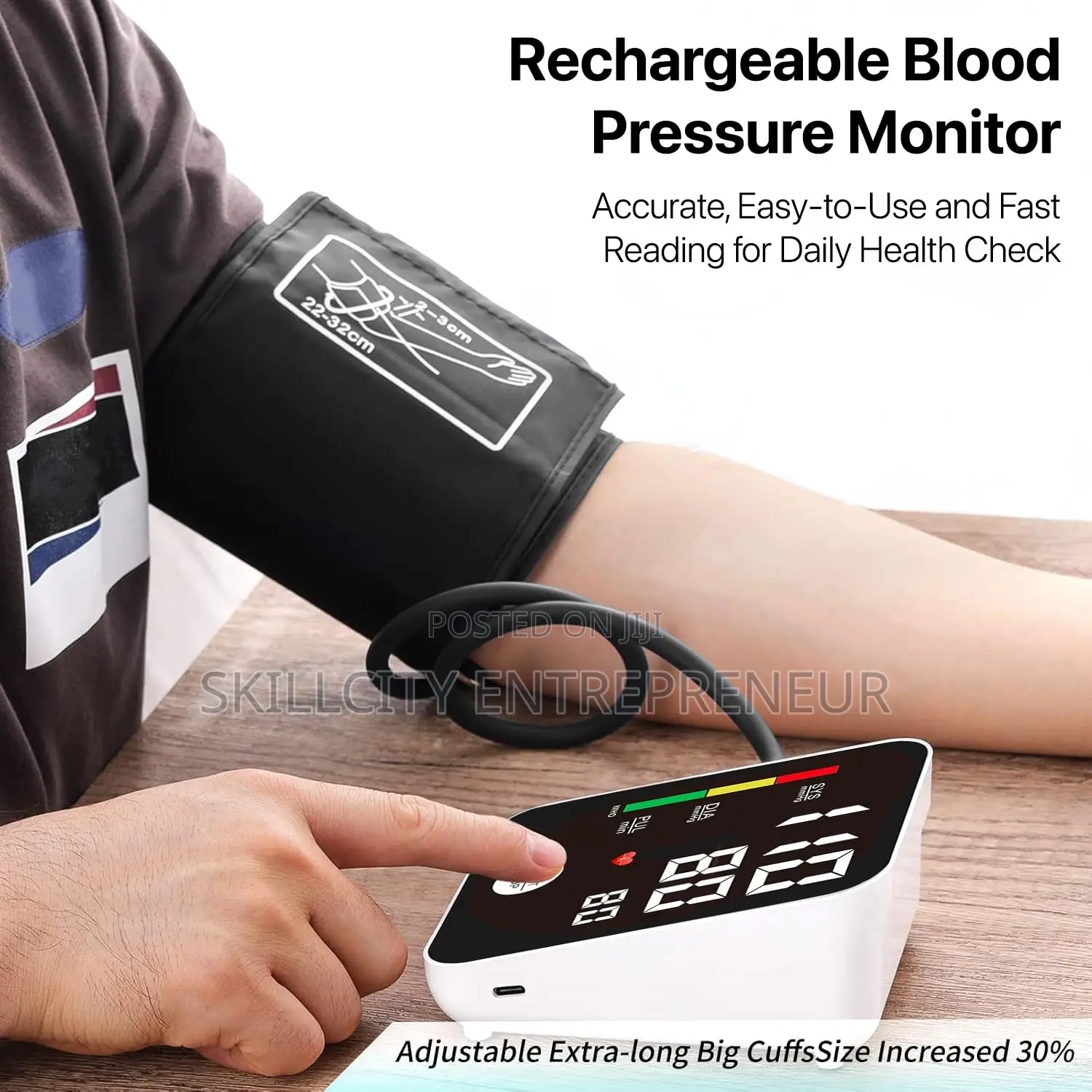 Electronic Blood Pressure Monitor, Model: Bp-S01,