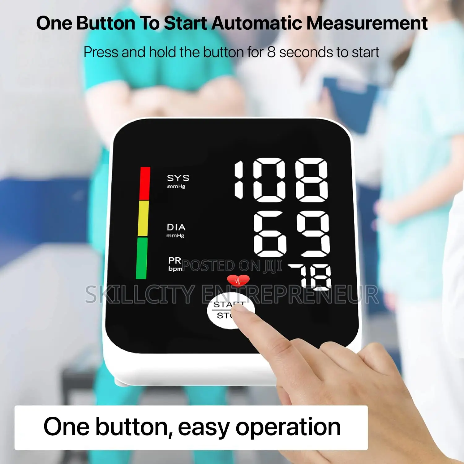 Electronic Blood Pressure Monitor, Model: Bp-S01,