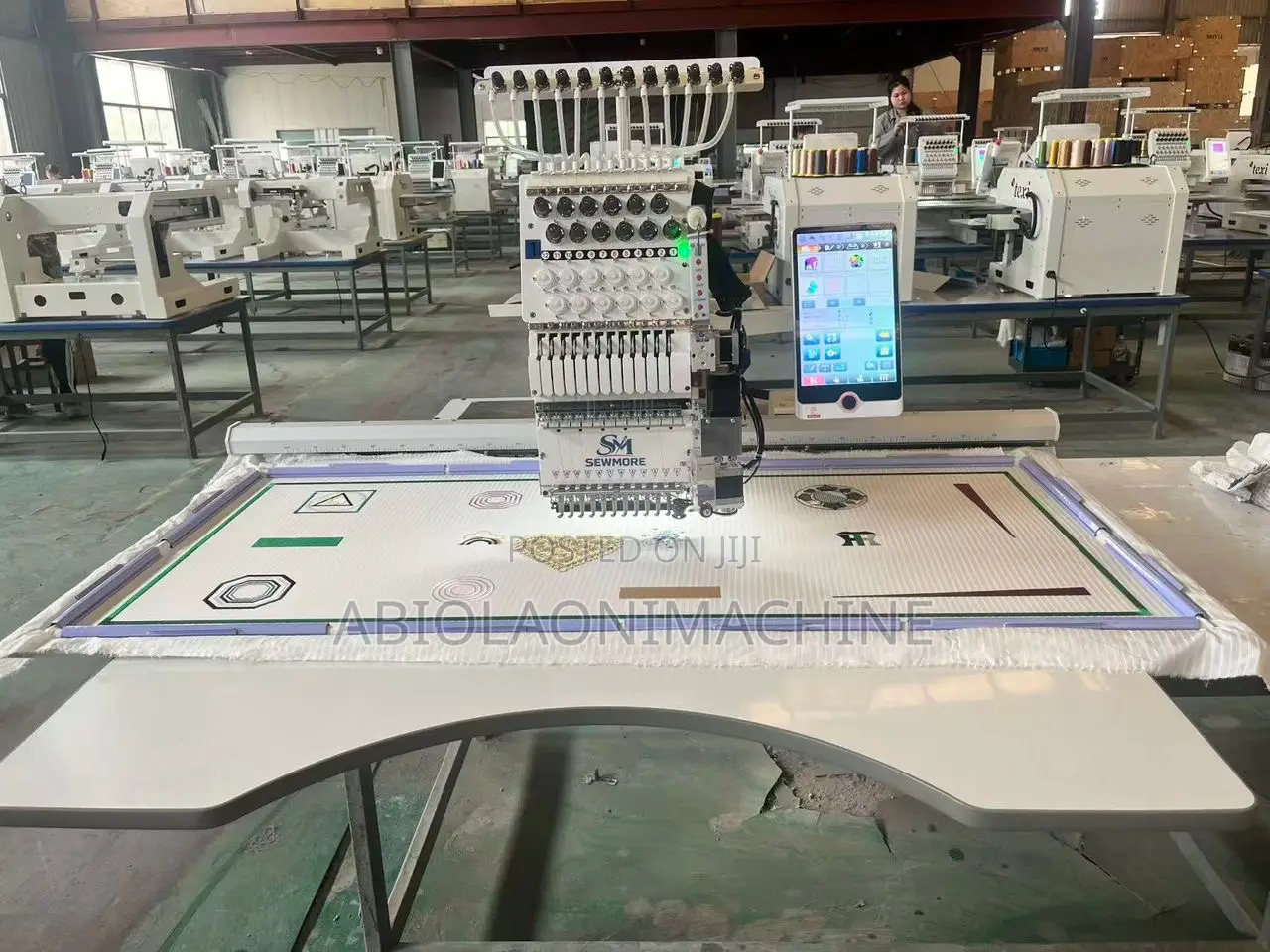 SEWMORE 1-Head Computerized Embroidery Machine With Cording Device