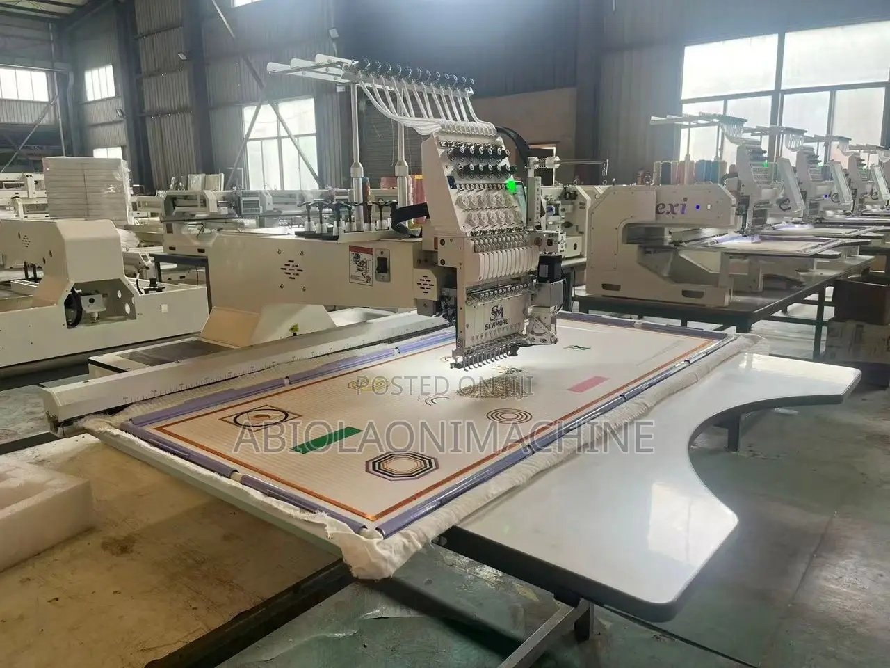 SEWMORE 1-Head Computerized Embroidery Machine With Cording Device