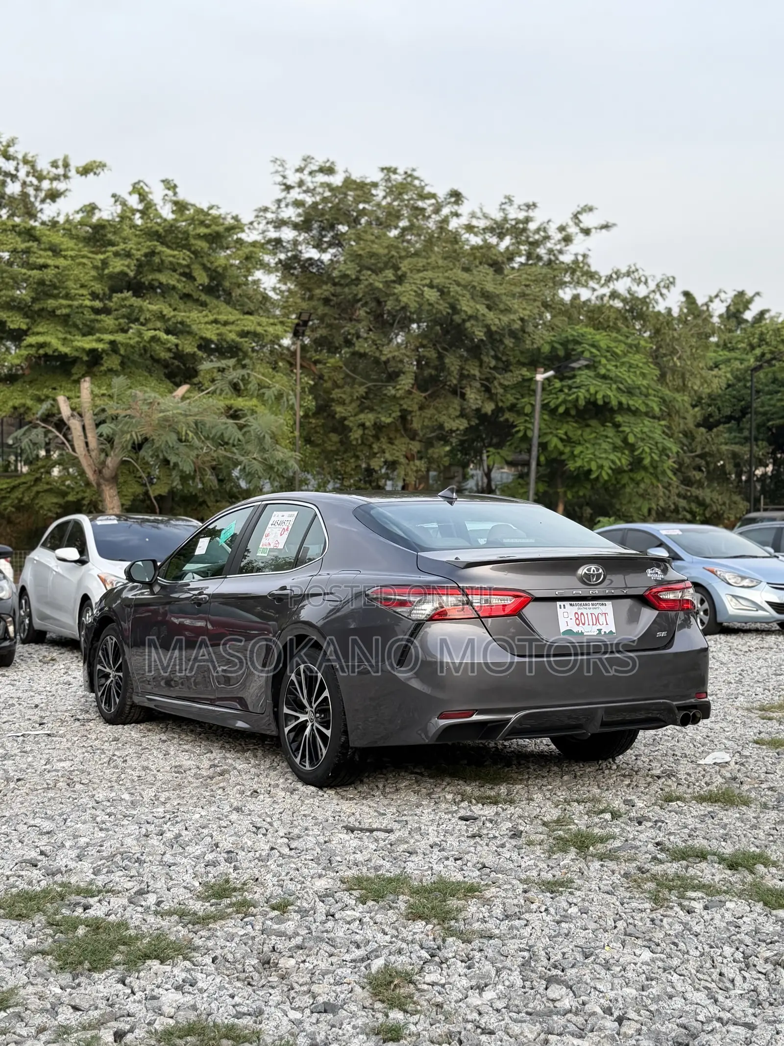 Toyota Camry SE (2.5L 4cyl 8A) 2019 Gray