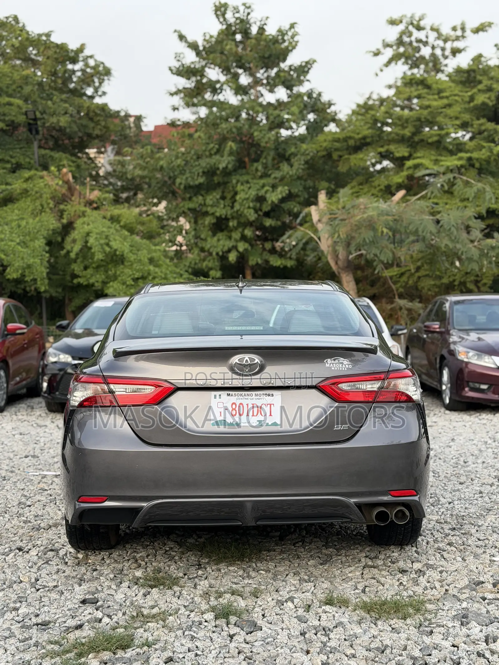 Toyota Camry SE (2.5L 4cyl 8A) 2019 Gray