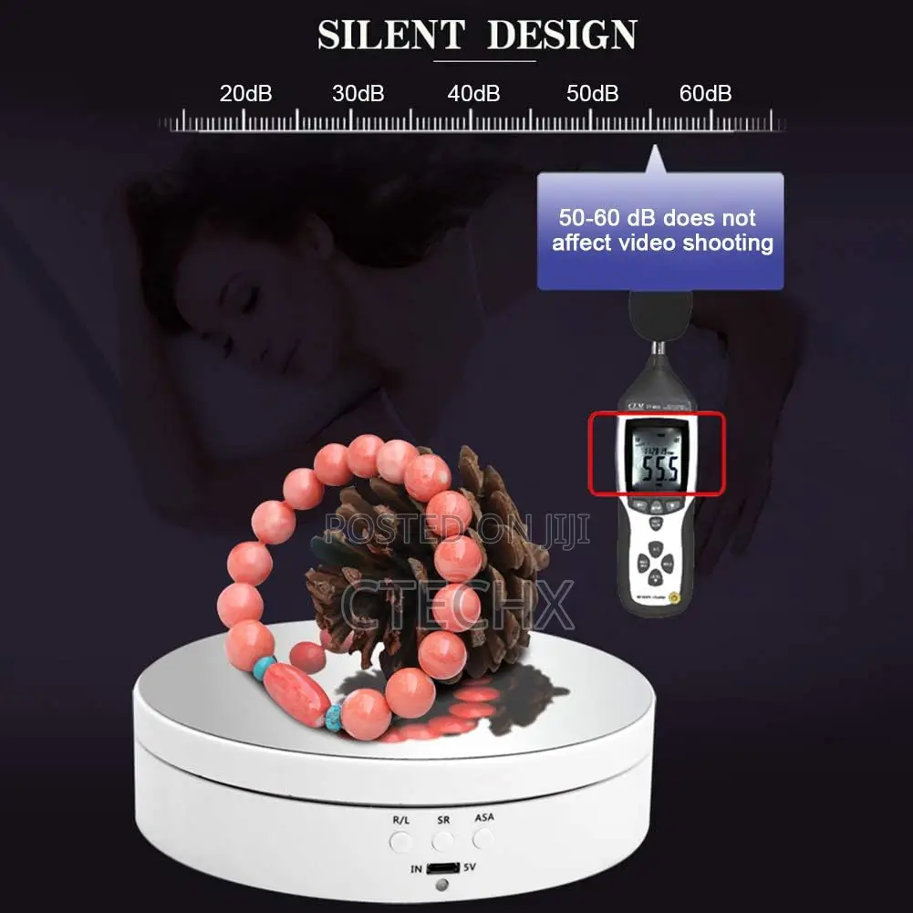 360° Rotating Display Stand, 13.8cm Angle and Direction Turntable