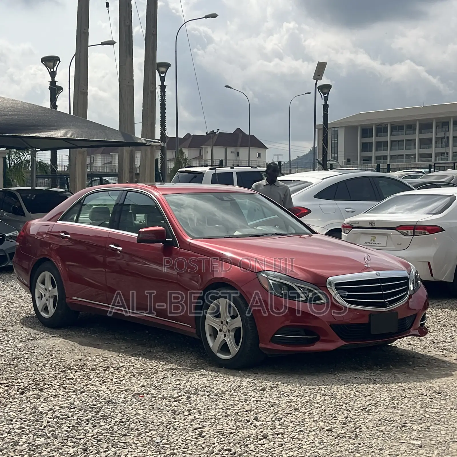 Mercedes-Benz E350 2015 Red