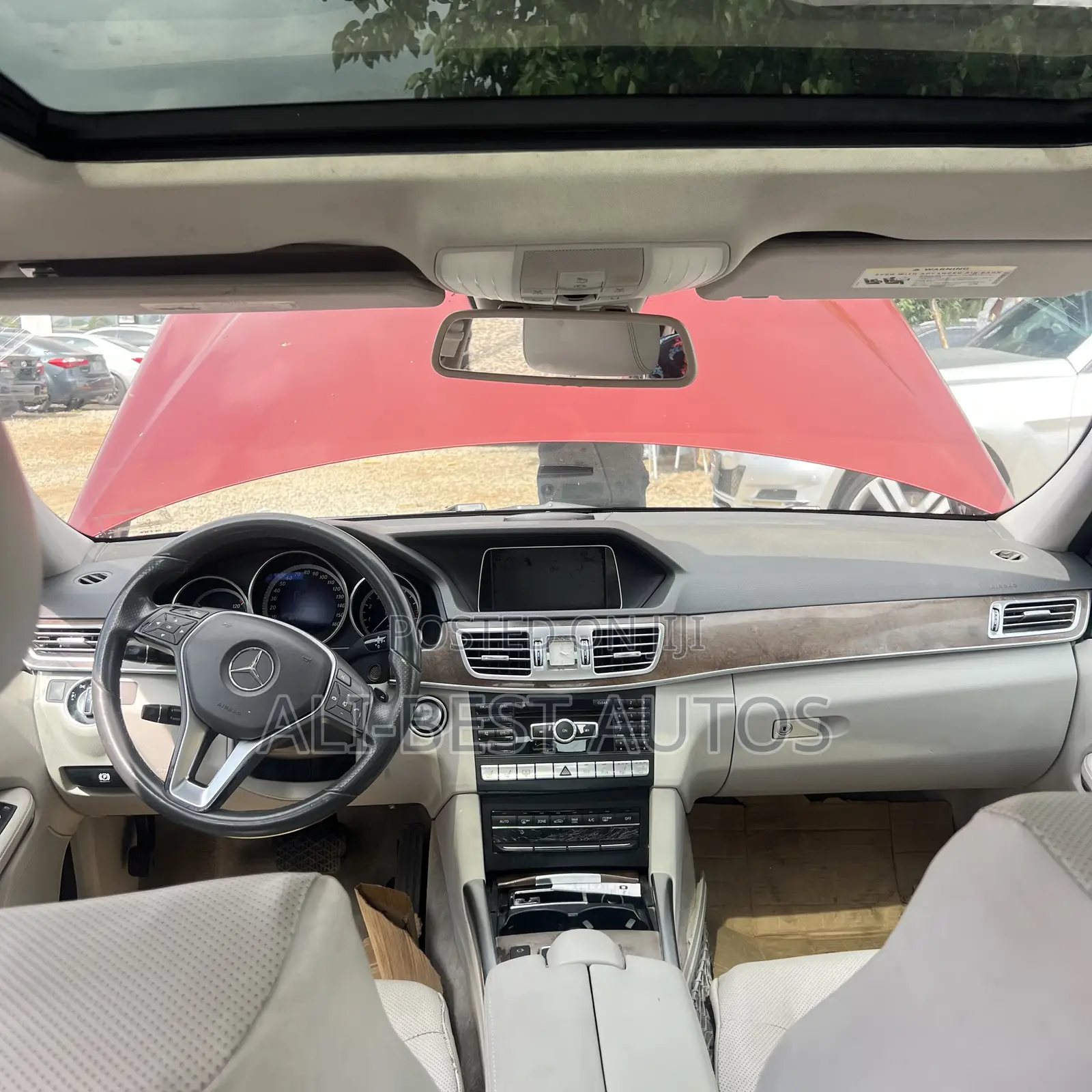 Mercedes-Benz E350 2015 Red
