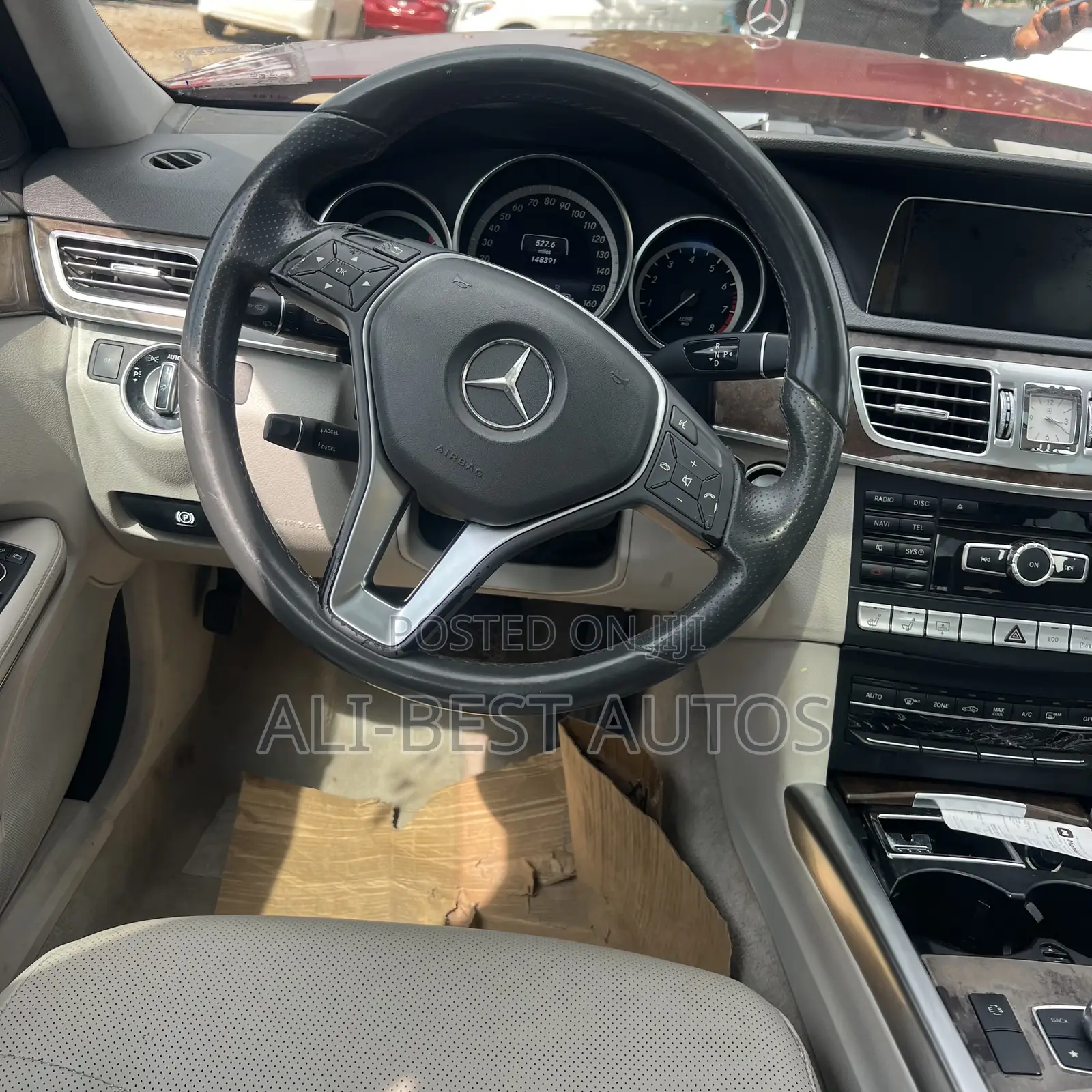 Mercedes-Benz E350 2015 Red