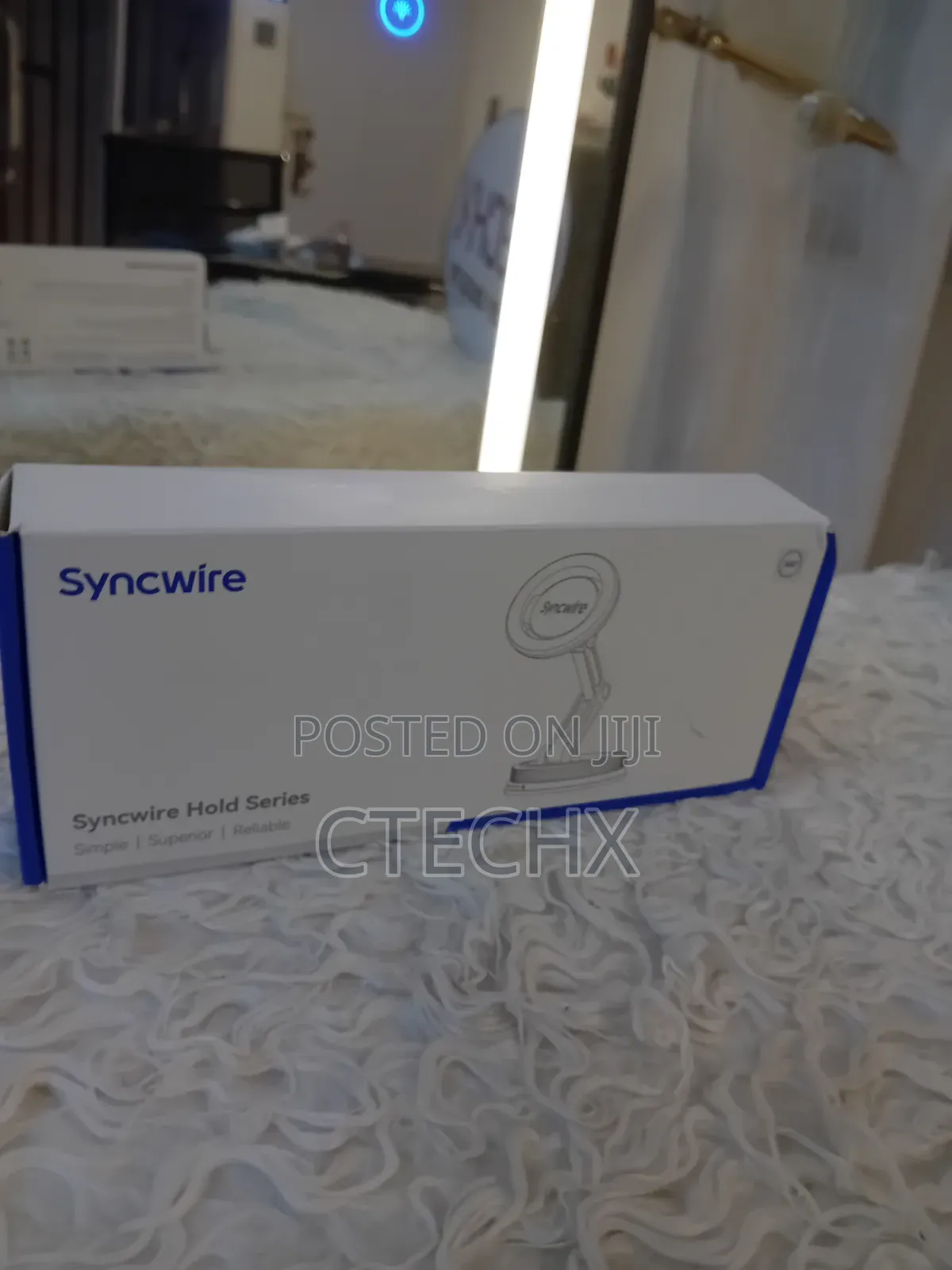 SYNCWIRE Hold Series Car Holder, 3-Fold Rotatable Sticky Car Holder
