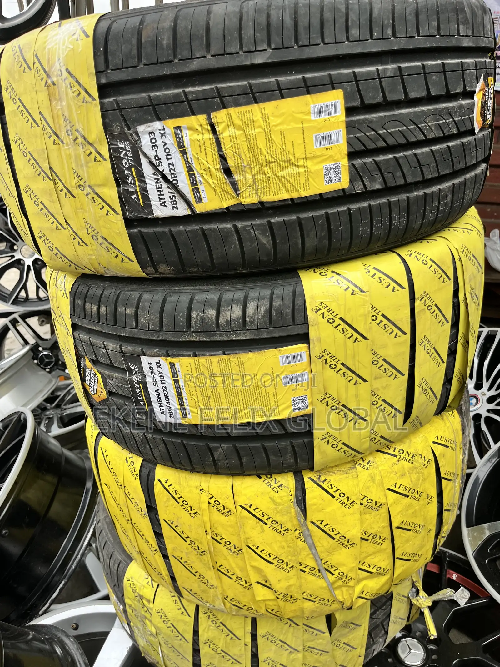285/40/22 Austone Brand , GLC-GLE , Front Tyre Range Rover Etc