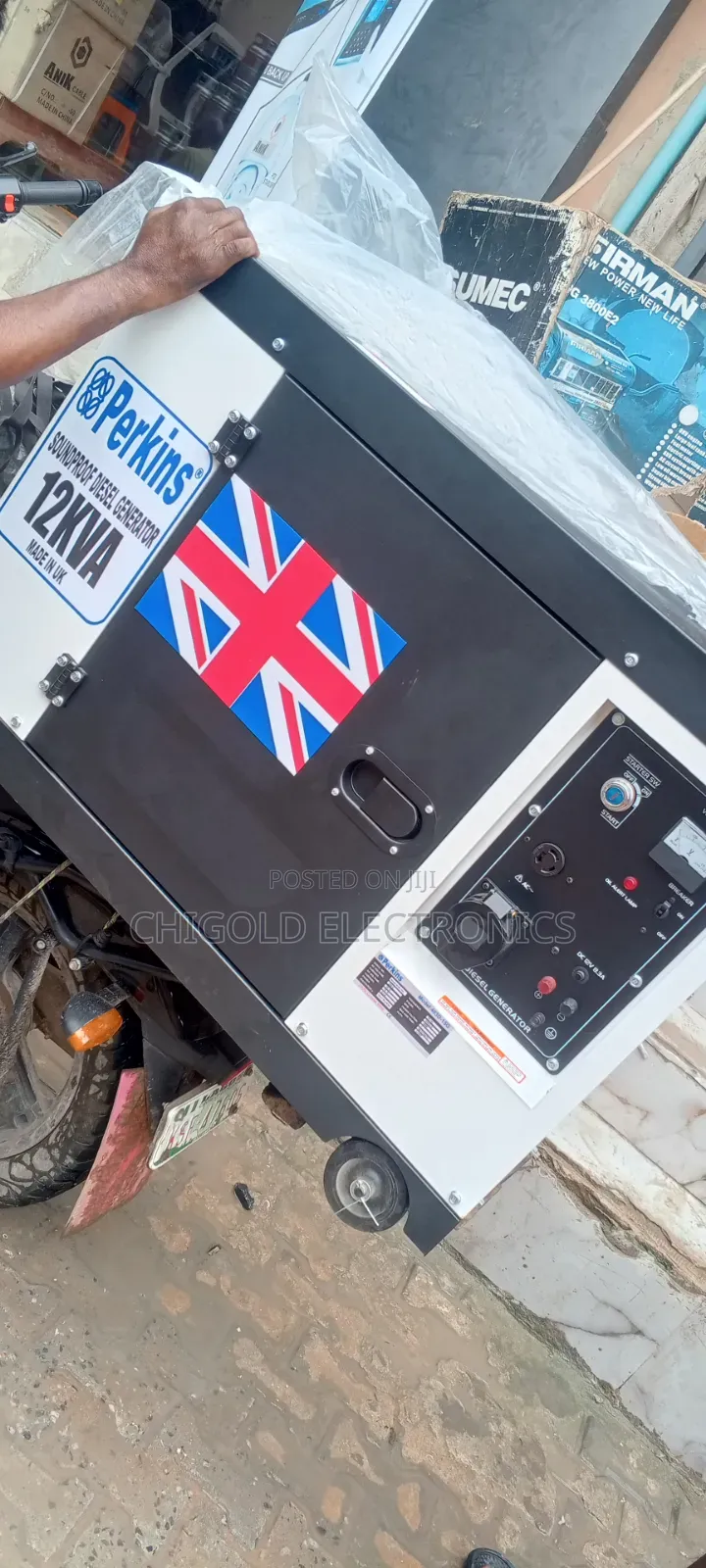 Original Perkins Diesel Generator 100% Copper 15 kVA 1 Year Warranty