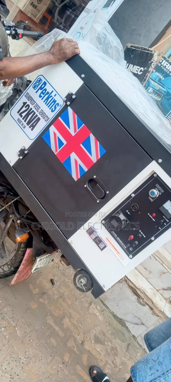 Original Perkins Diesel Generator 100% Copper 15 kVA 1 Year Warranty