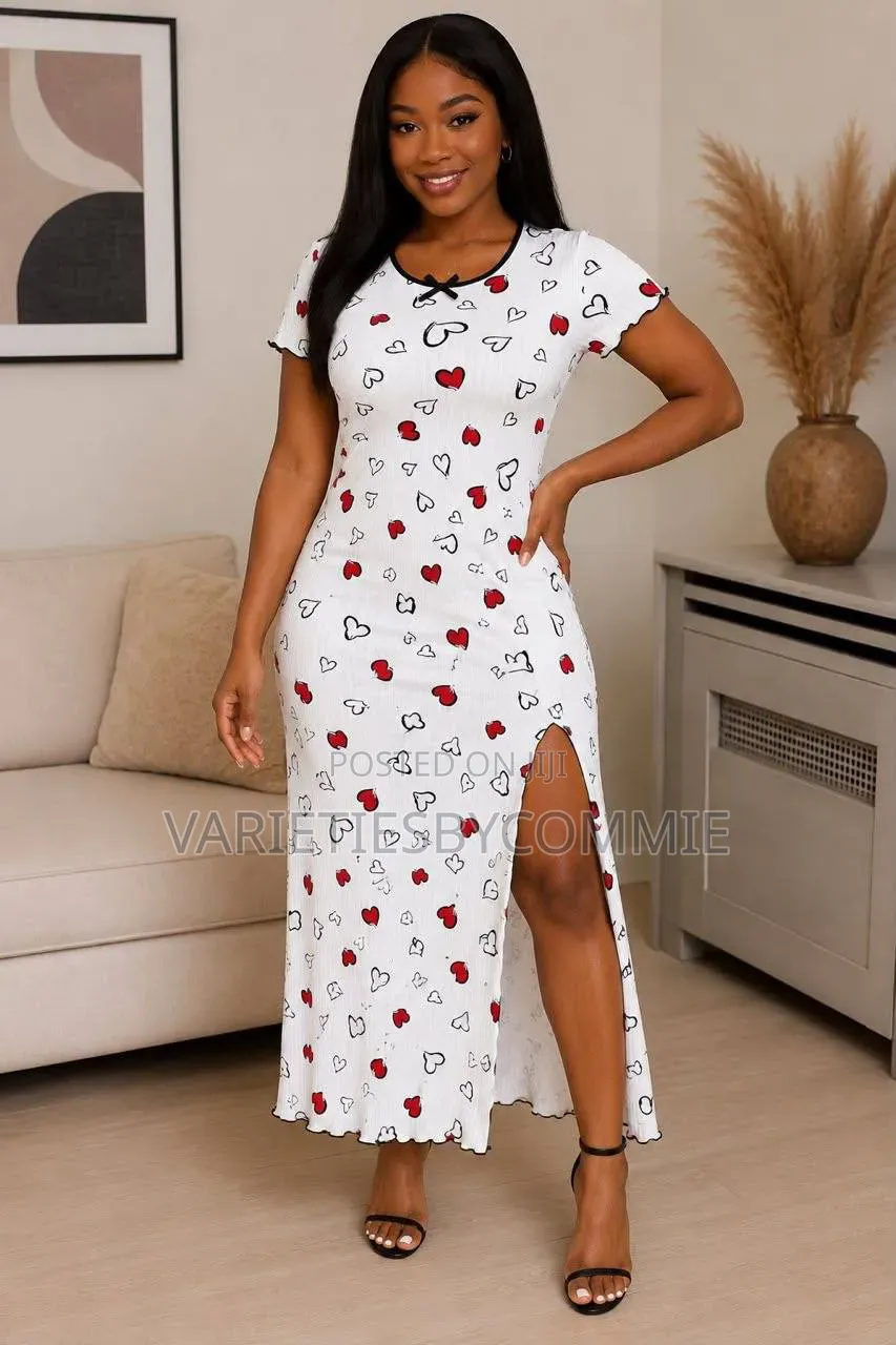 Quality Sexy Night Gown Witj G String Pant Spandex Material