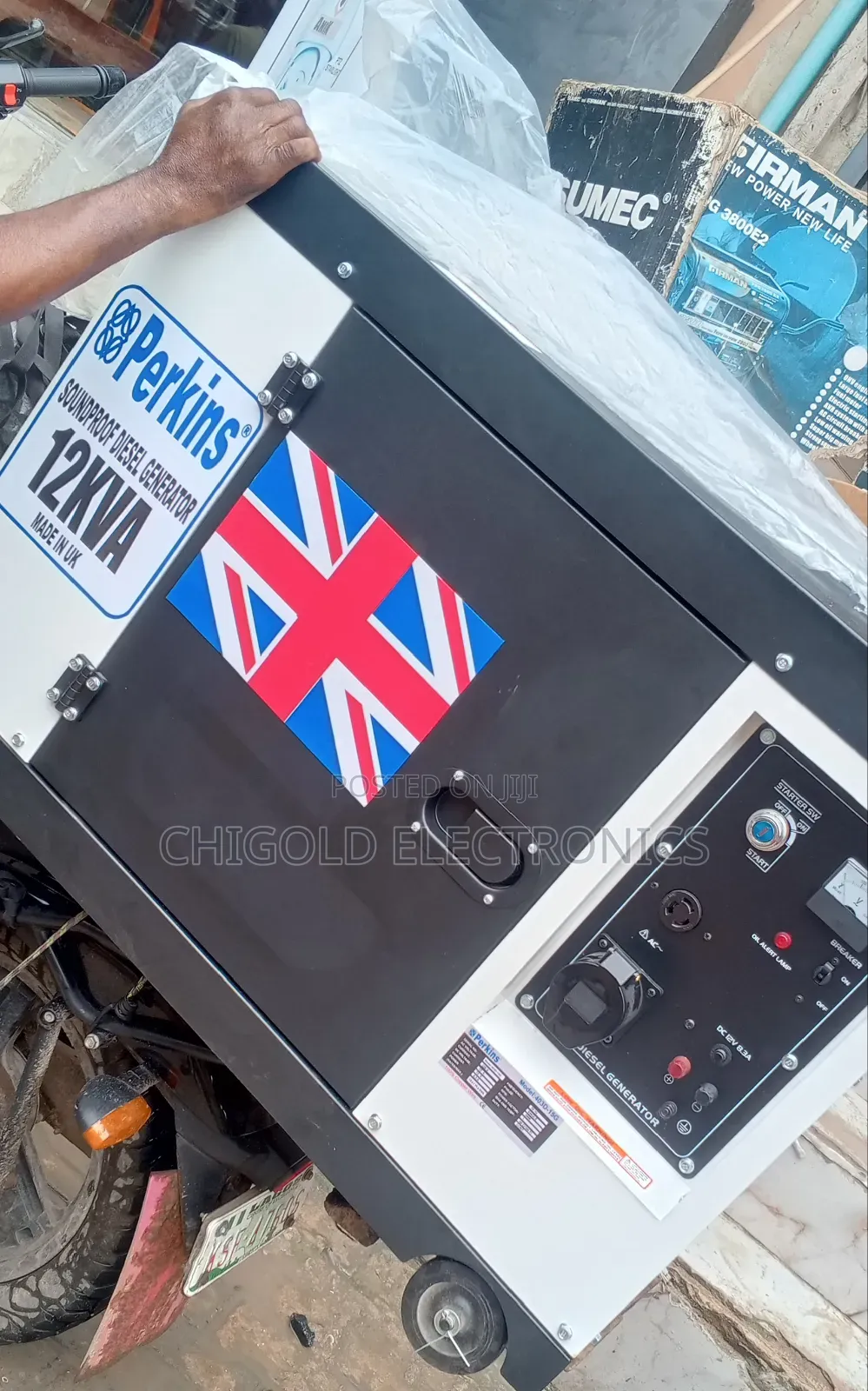 Original Perkins Diesel Generator 15 kVA 100% Copper Coin