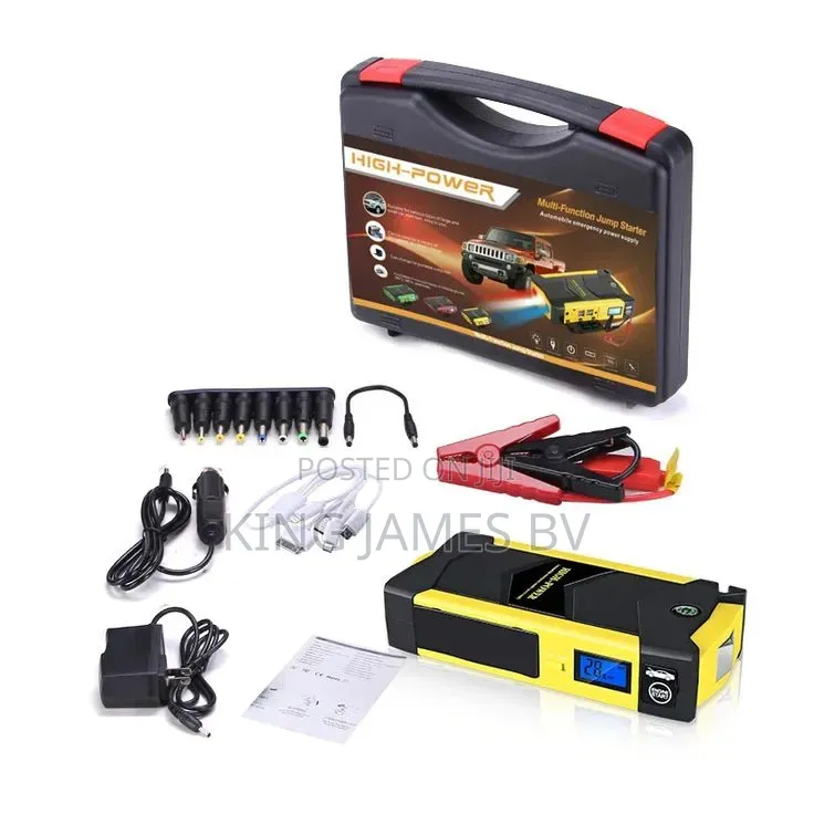 Smart Multifunction Jump Starter – Portable Car Rescue Kit