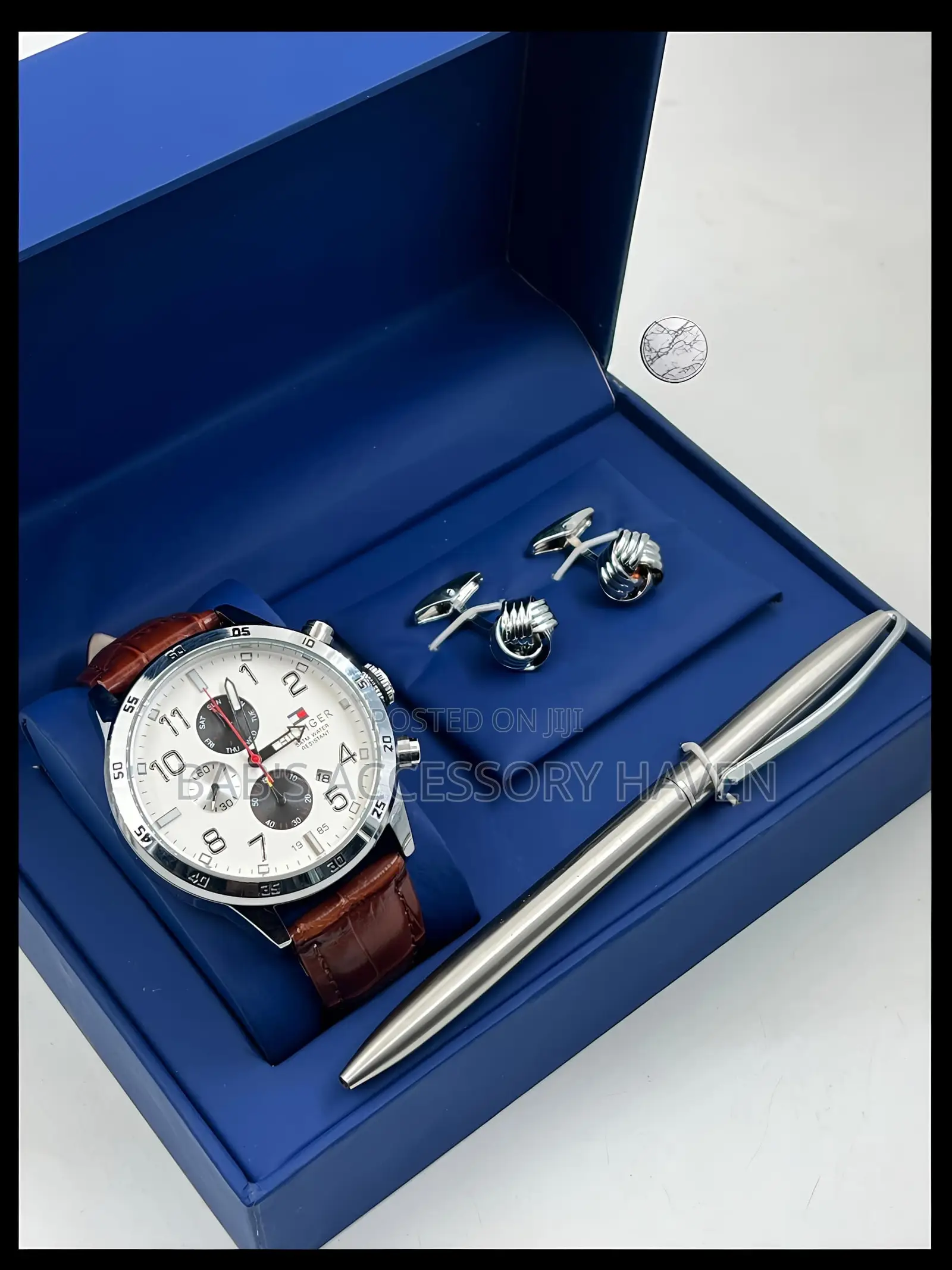 High Quality CHRONOGRAPH WORKING TOMMY HILFIGER Classic Gift Set