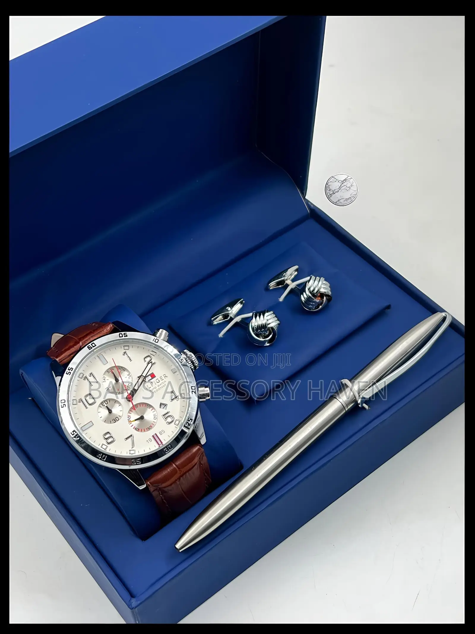 High Quality CHRONOGRAPH WORKING TOMMY HILFIGER Classic Gift Set