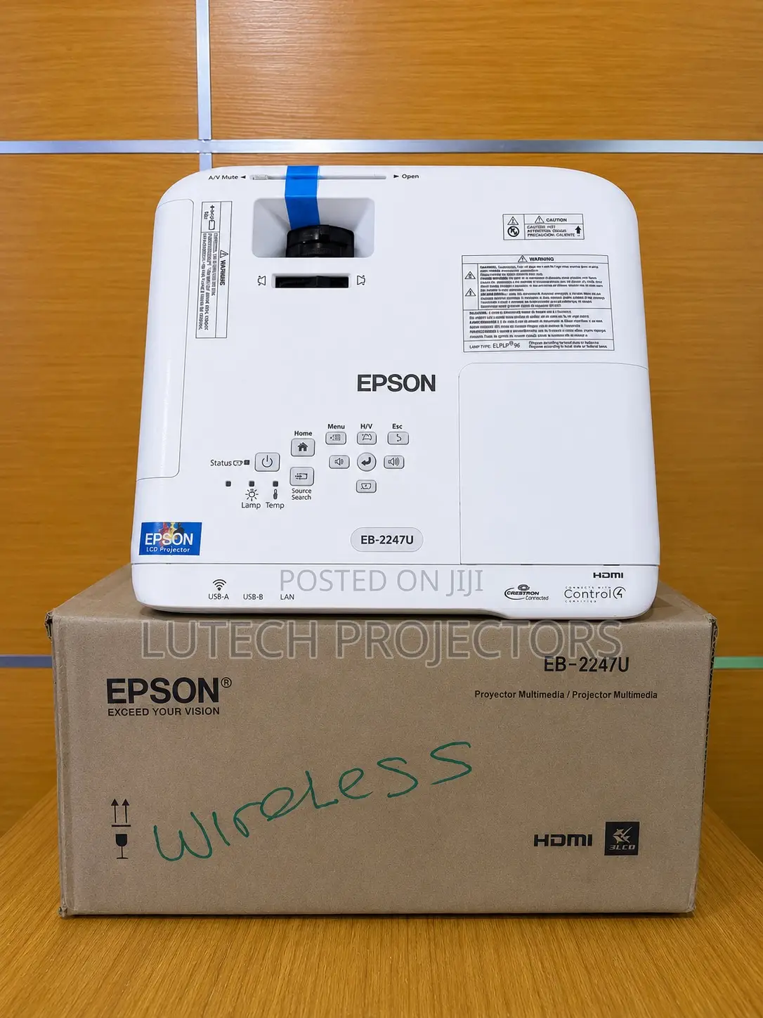 EB-2247U Deliver Perfect Full HD Presentations Offering a Brightness