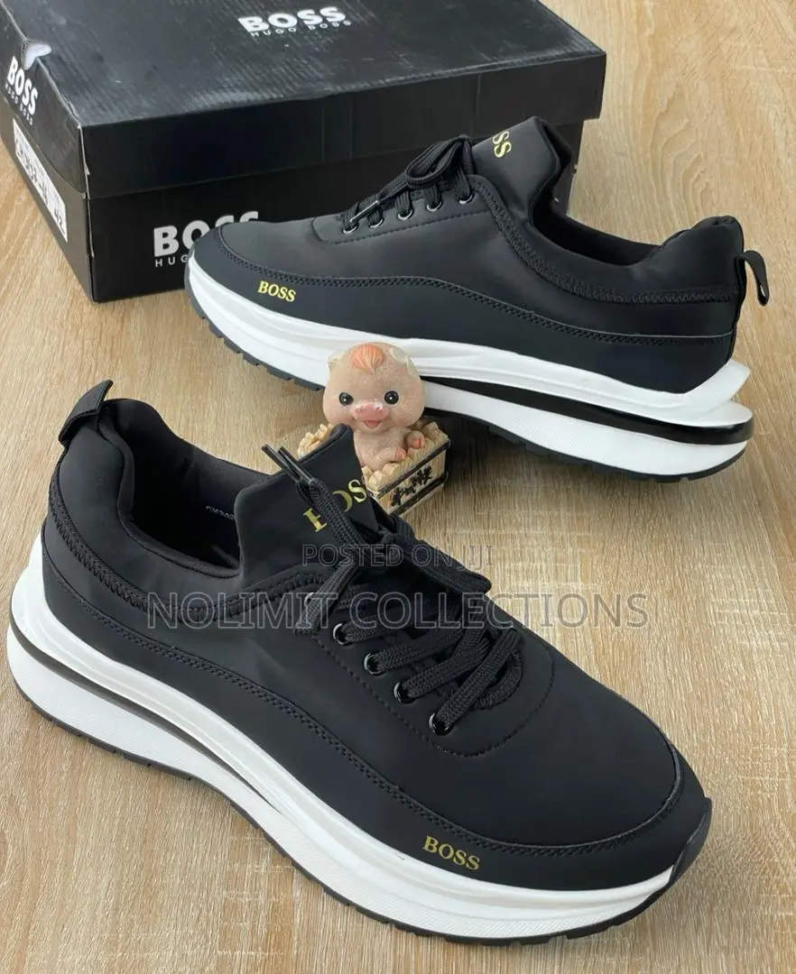 Hugo Boss Sneakers With White Soles