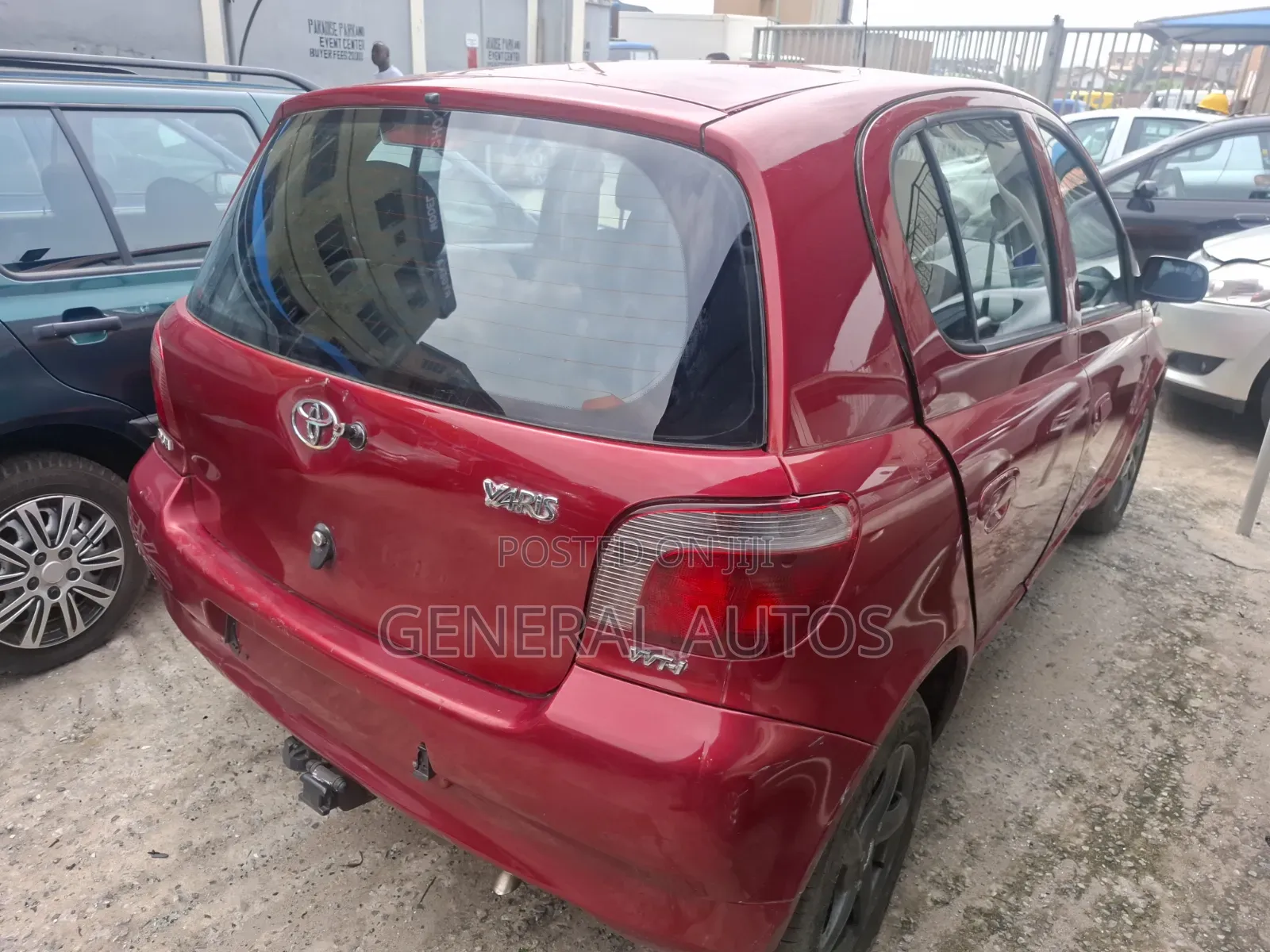 Toyota Yaris 2007 Maroon