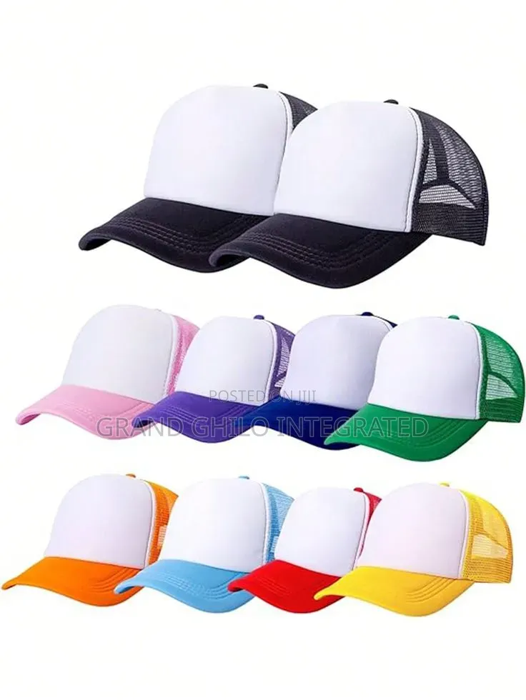 Unisex Two Colour Face Cap