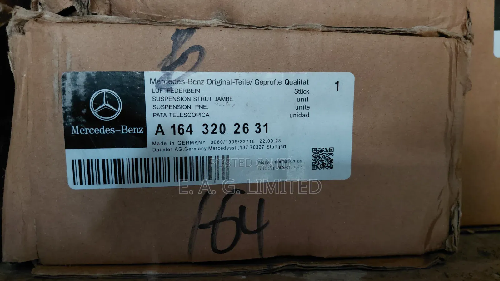 Genuine Mercedes-Benz Rear Shock Absorber (QUALITY) W164 ML350 GL450