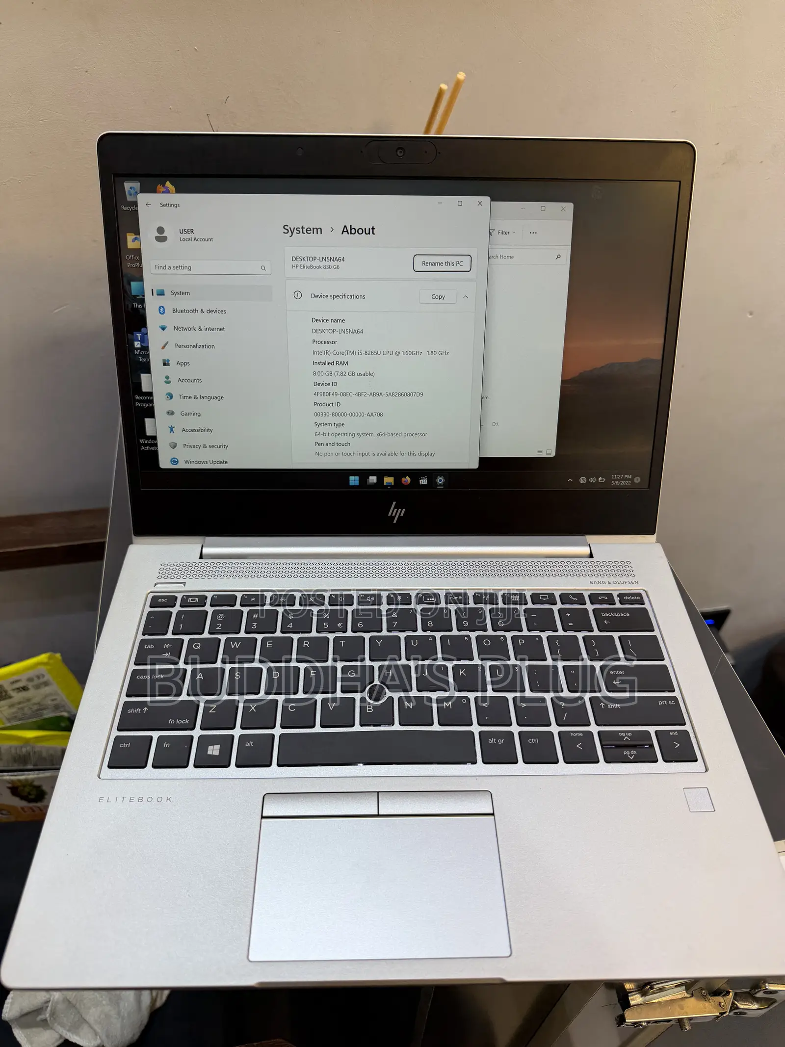 Laptop HP EliteBook 840 G6 8GB Intel Core i5 SSD 256GB