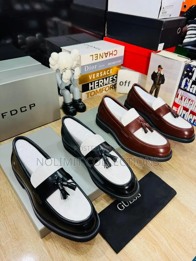 Men's Chunky Soles Track Sole Tassel Loafers