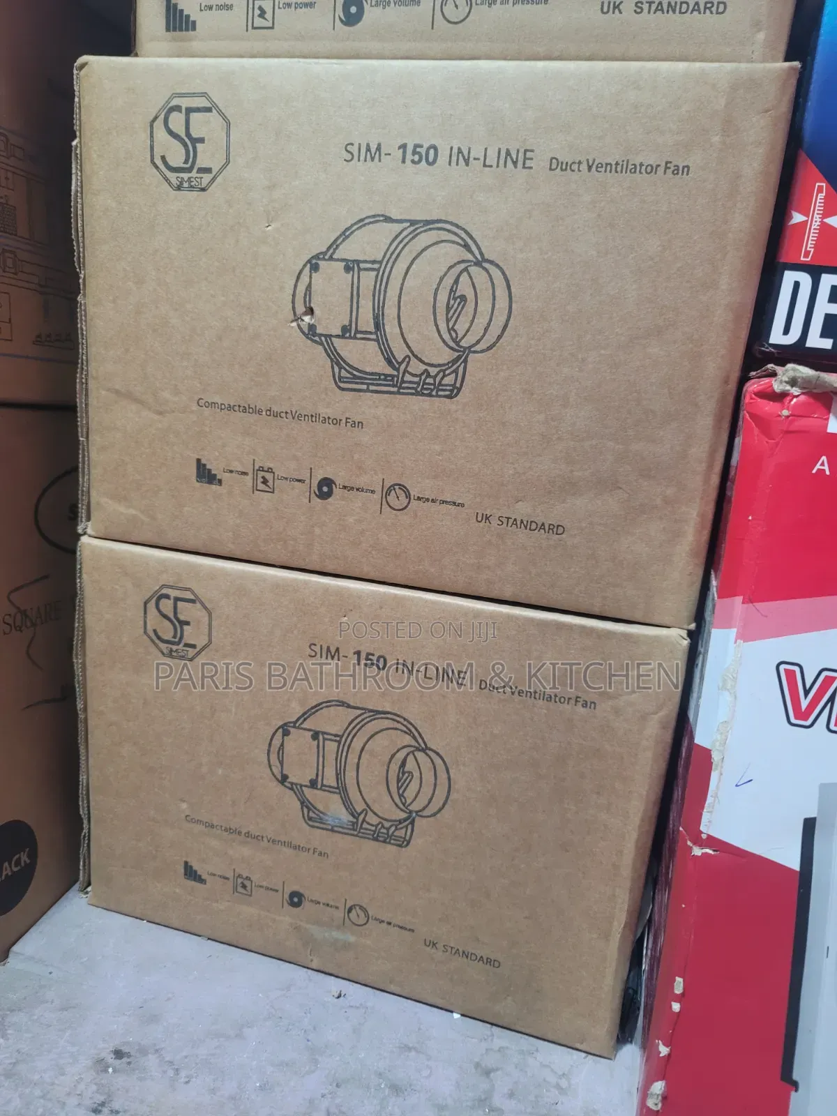 Mixed Flow Inline Duct Fan 8inches