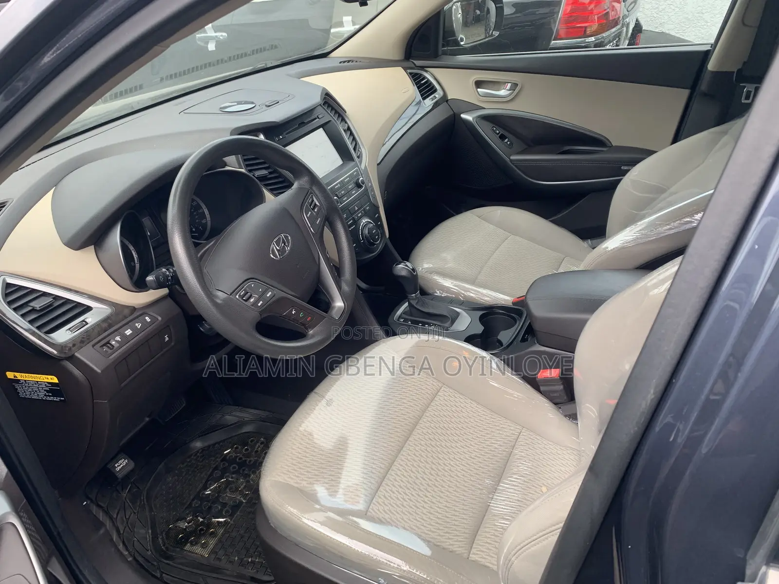 Hyundai Santa Fe SE AWD 2017 Blue