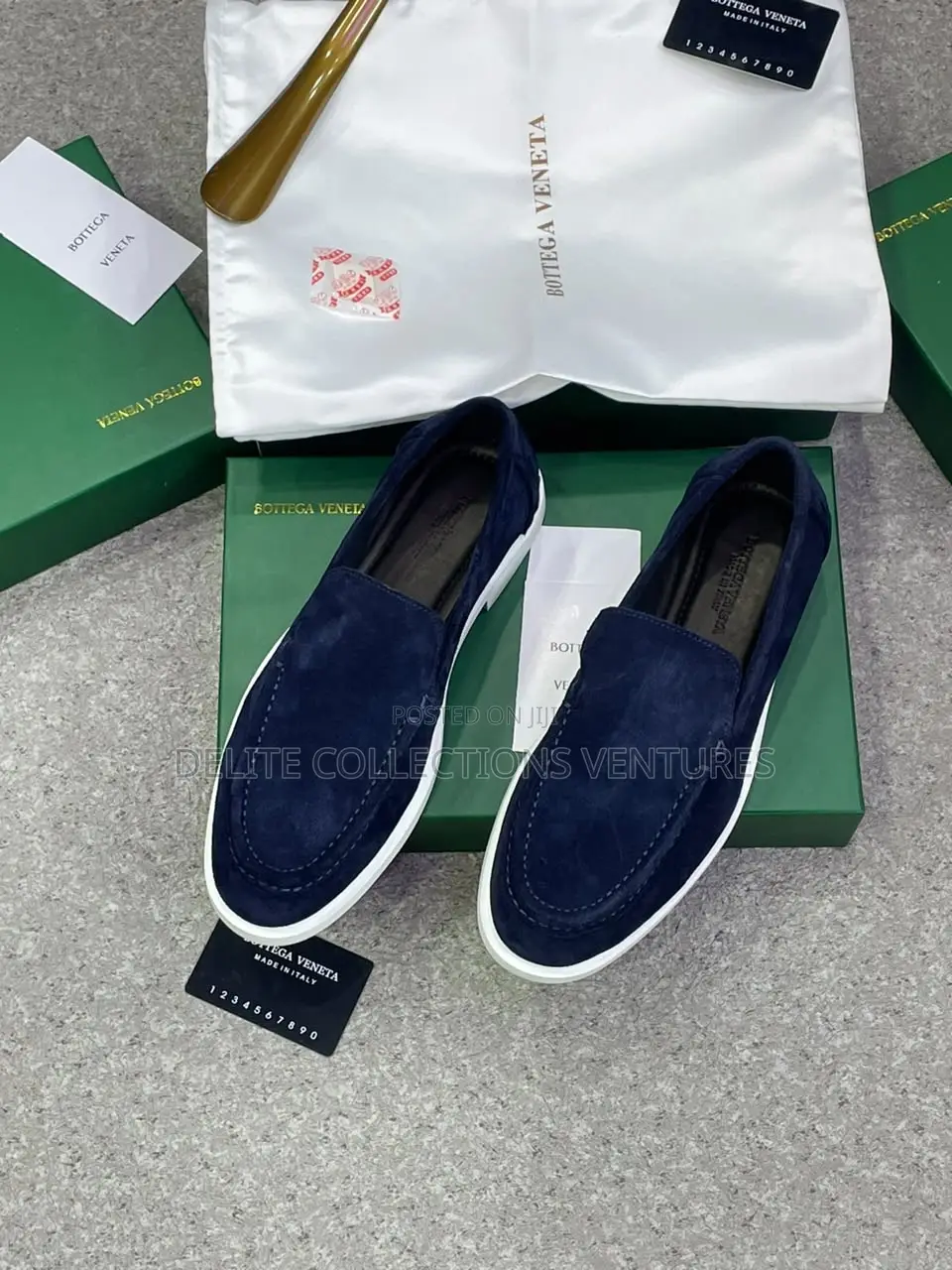 ITALIAN BOTTEGA VENETA Men’s Slip-on Loafers (Driving Loafers