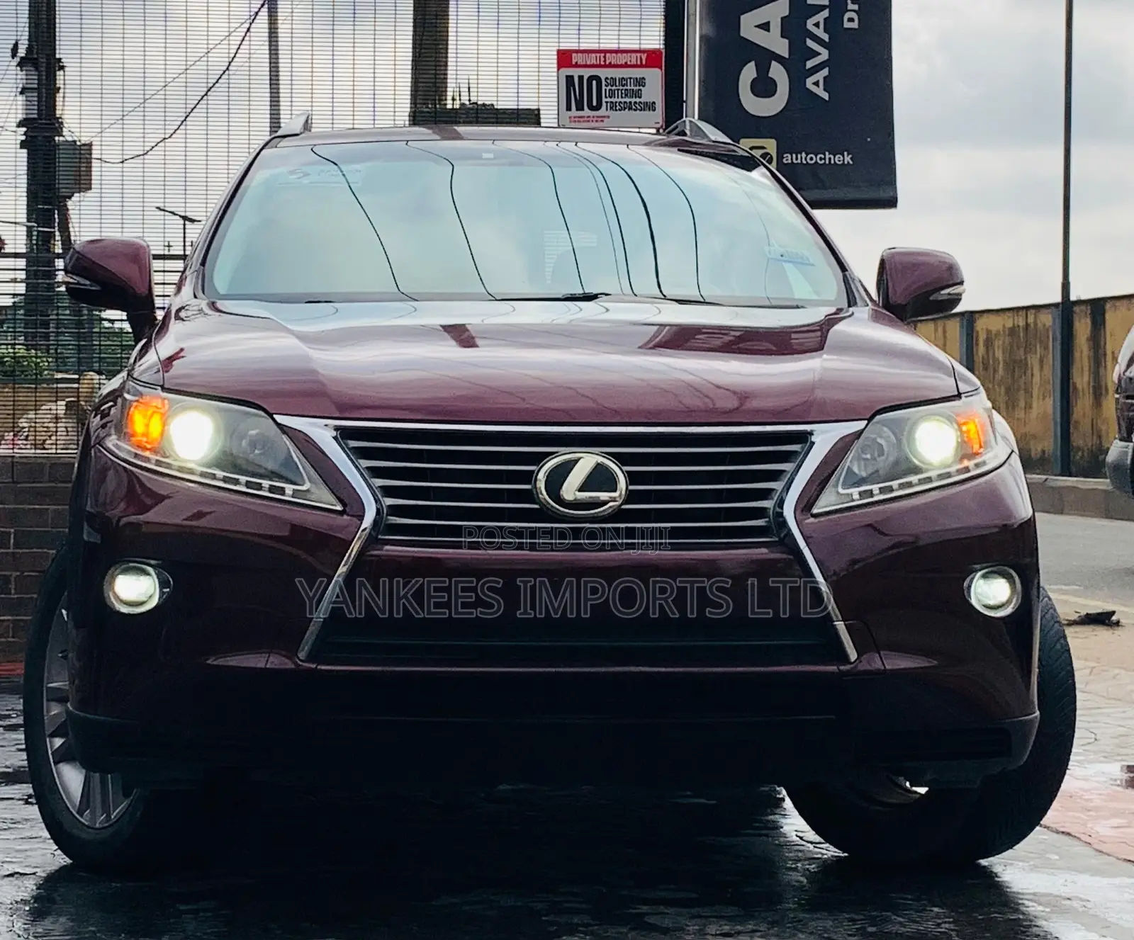 Lexus RX 350 FWD 2015 Maroon
