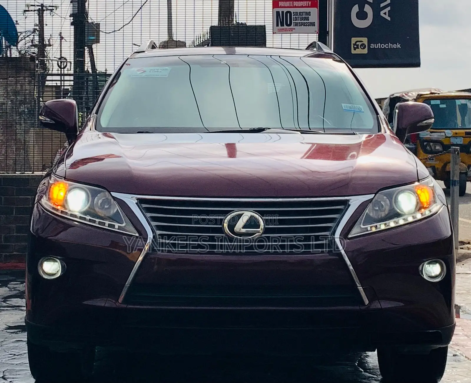 Lexus RX 350 FWD 2015 Maroon