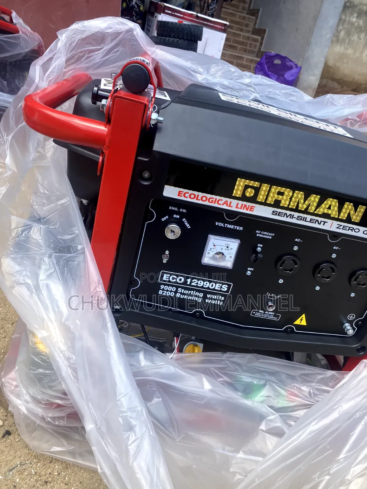 10.5kVA Firman Generator – Reliable Backup Power
