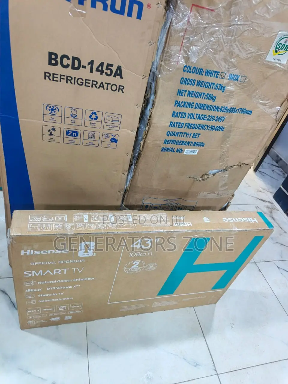 Hisense 43A4S 43 Inch Smart TV With LED Backlight Technology